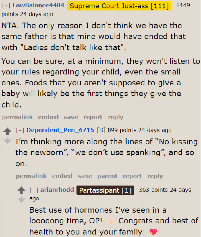 Some users feel that the OP's parents will indeed disrespect her boundaries.