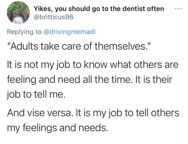 Communicate your feelings and needs