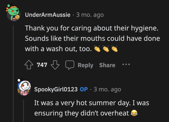 The OP Is Such a Compassionate Neighbor for Caring About the Health of Strangers During a Hot Summer Day