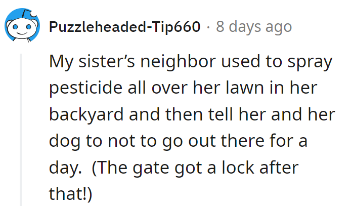 Neighbor turned pesticide Picasso, starring in 'The Great Lockdown.' Safety first, drama second!