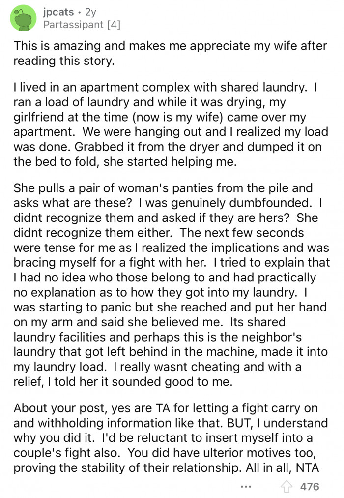 OP shouldn't have let the fight carry on.