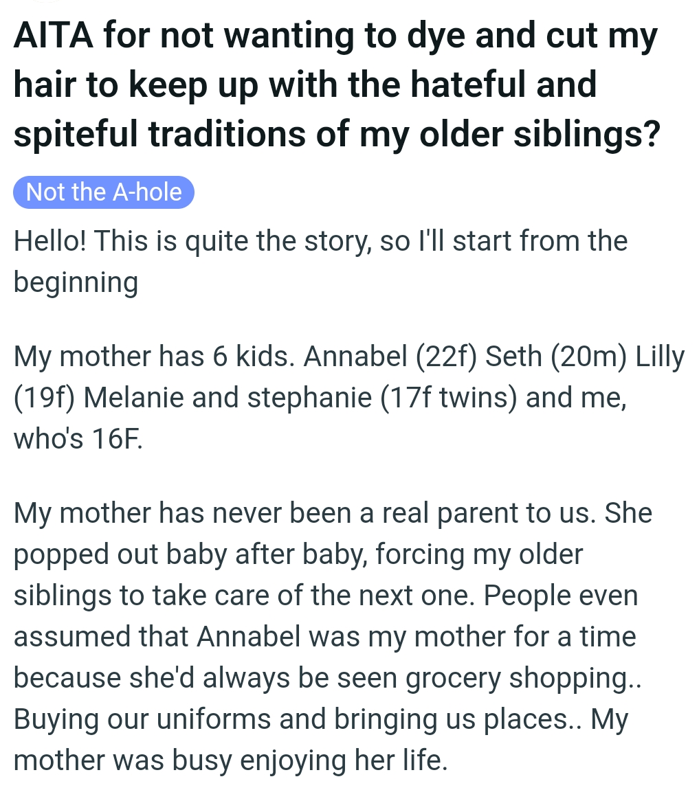 And the OP Kicks Off Her Story