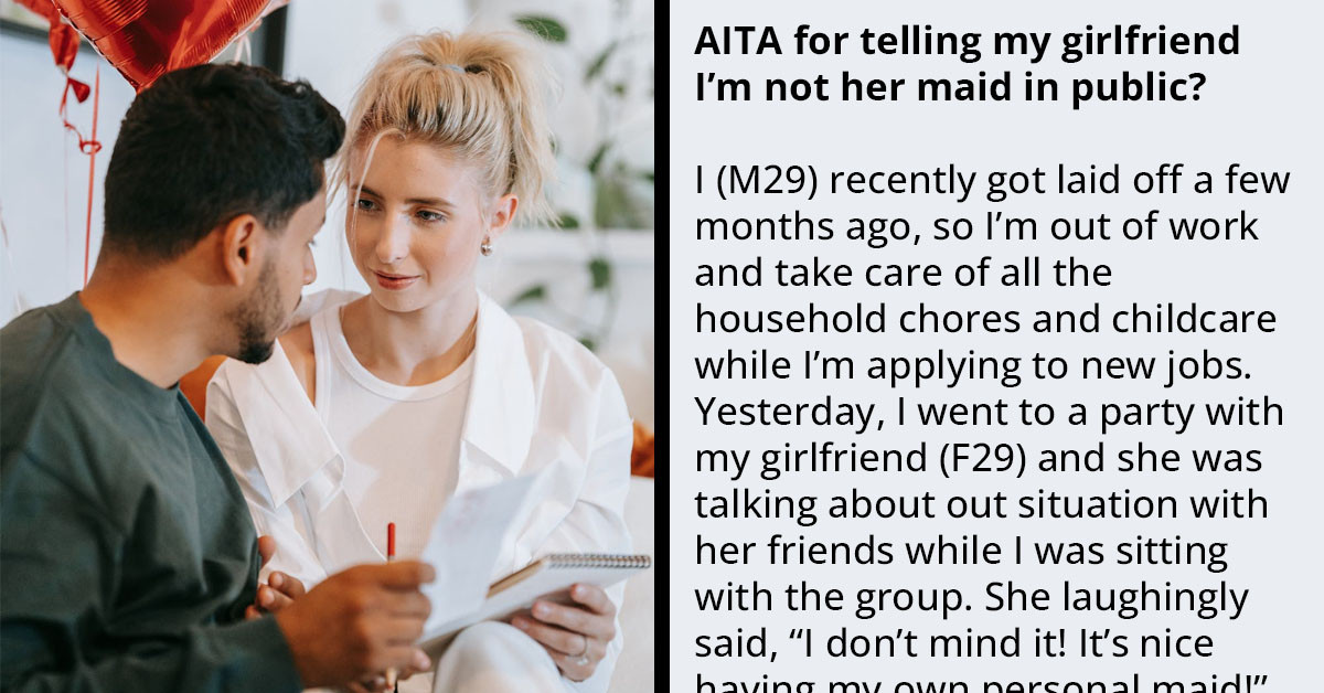 Boyfriend Gets Upset At Girlfriend For Saying In Public That He Is The Maid At Home While He's Out Of A Job