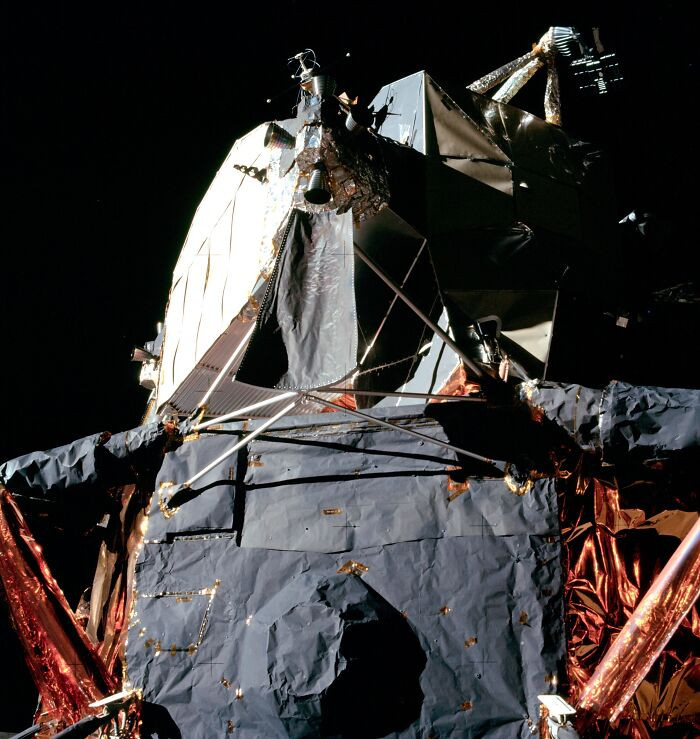 "Close-Up View Of The Lunar Module"