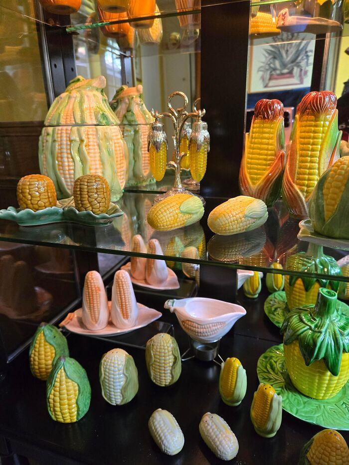 "I Have Had My Corn Collection Sitting In A Closet For 25 Years. I Bought A Cabinet And Finally Put It Out"