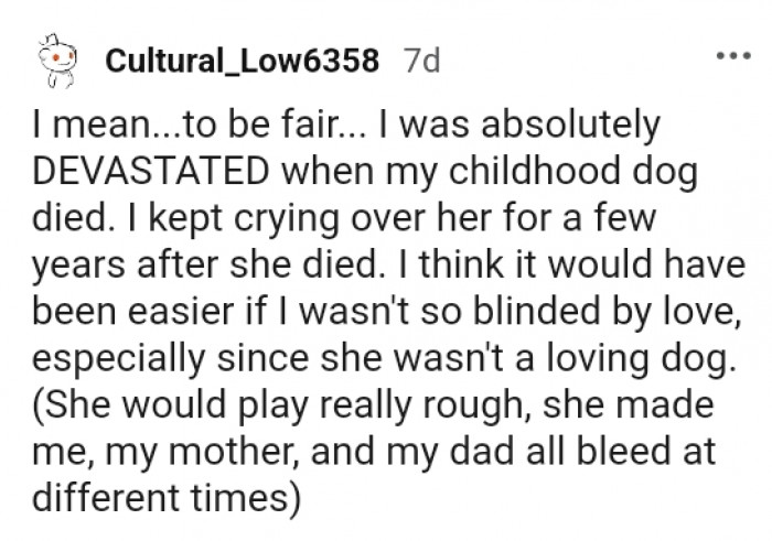 9. It would have been easier if I wasn't blinded by love