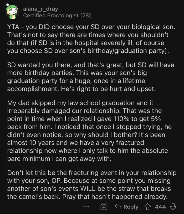 OP should try to save his relationship with his sons before it's too late.