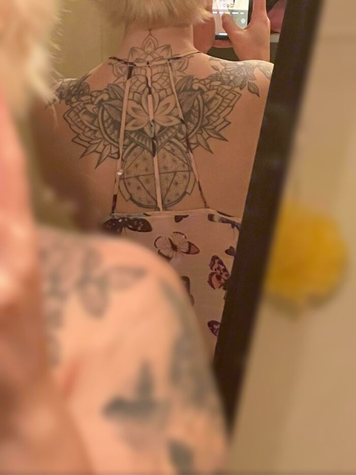 17. How My Tank Top Straps Symmetrically Align With My Tattoo!