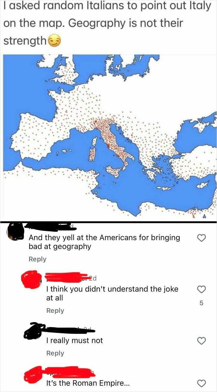 “And They Yell At The Americans For Bringing Bad At Geography”