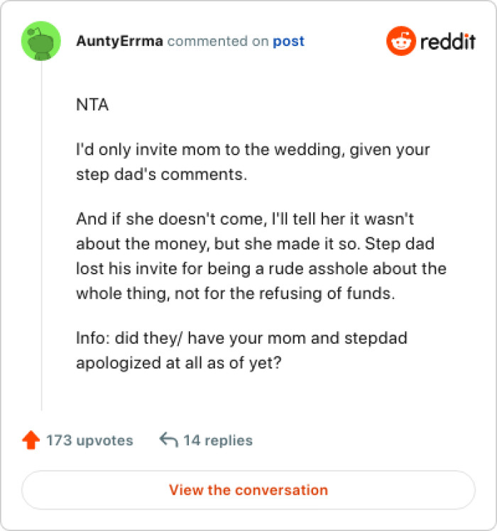 I'll Tell Her It Wasn't About the Money