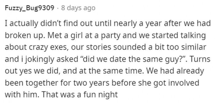 #19 Girl, it would've been more fun if you two had visited the guy together.