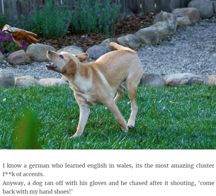 8. Come back with my hand shoes