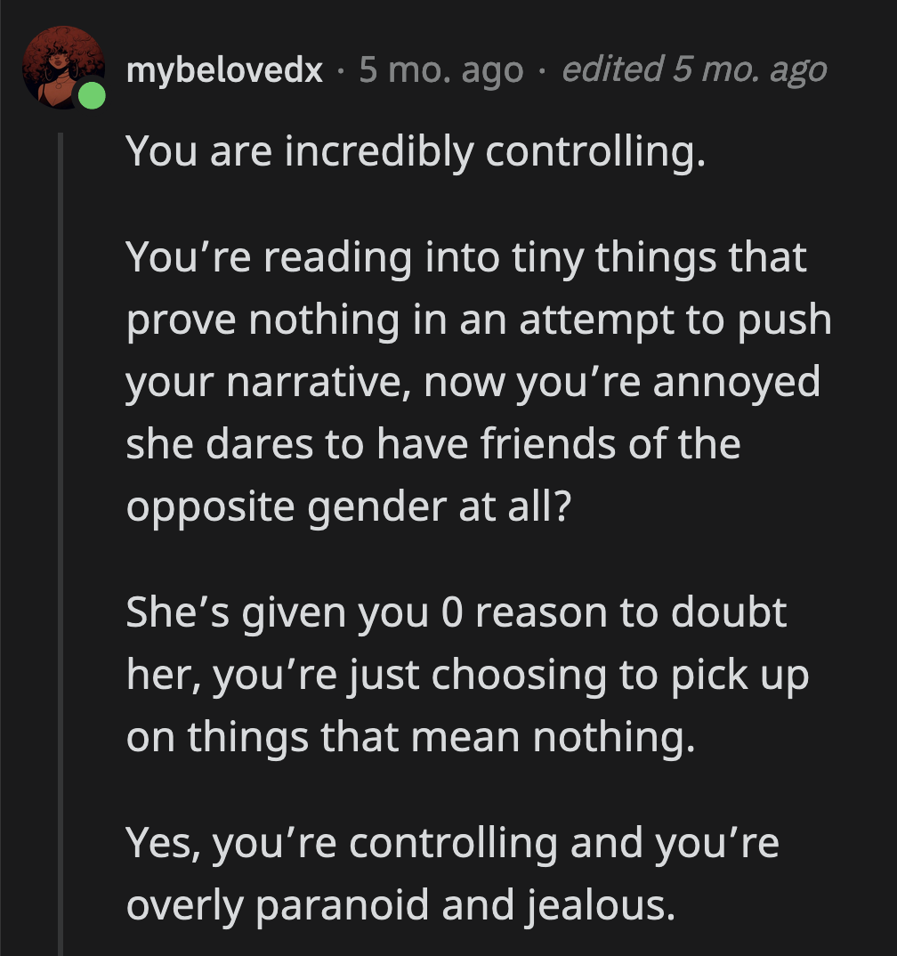 His girlfriend deserves someone better. Why is OP even with Stella when he has such a low opinion of her?