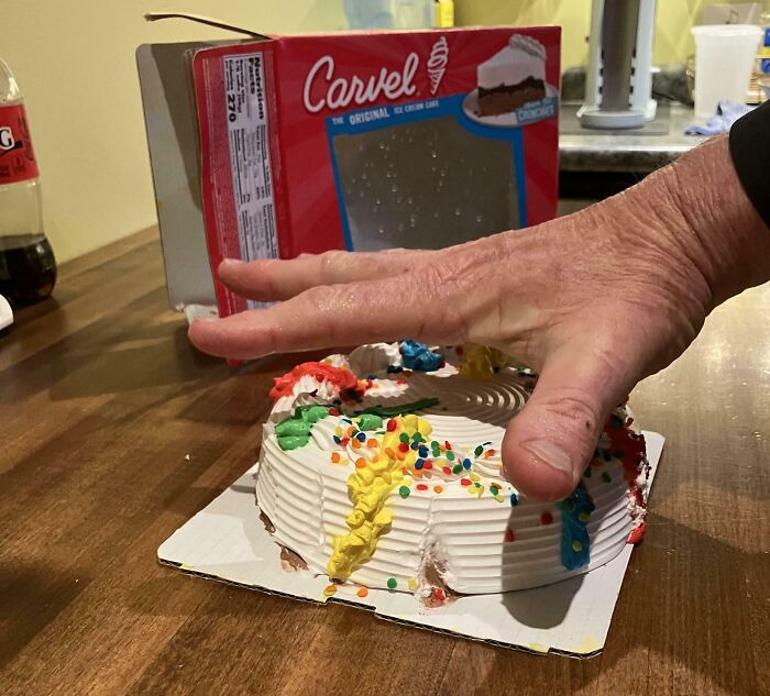 40. So We Got A Birthday Cake From Carvel