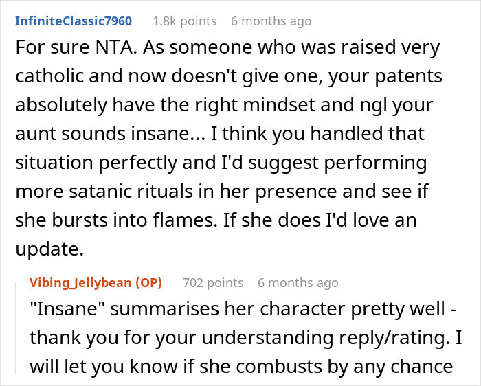 Handling the situation perfectly