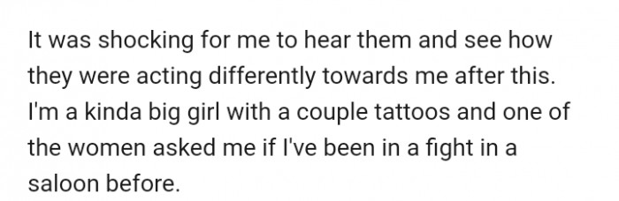 Her intimidating size and tattoos added fuel to the fire