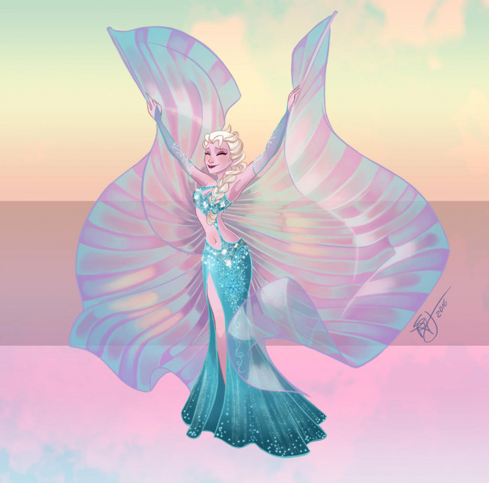 18. Elsa with Isis Wings