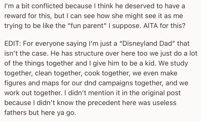 OP wants to know if what he did was wrong