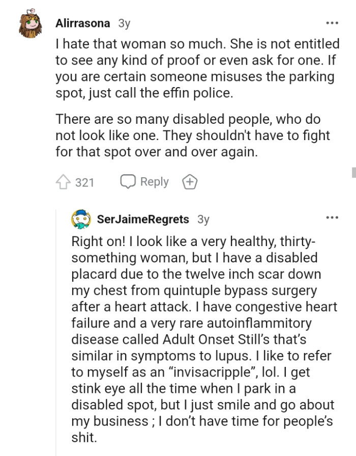 There are so many disabled people who don't look like one