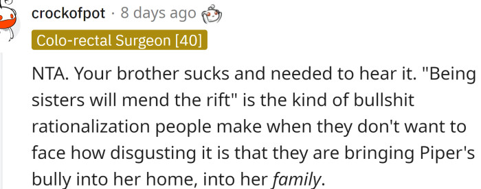 Mending the rift? Or making it larger?