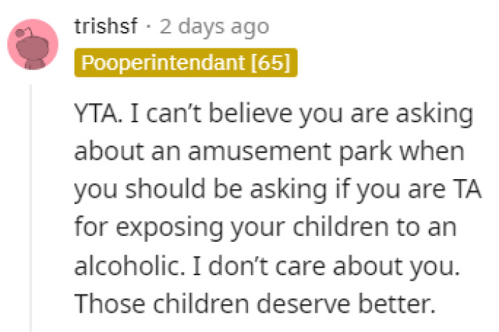 The kids are the ones suffering here