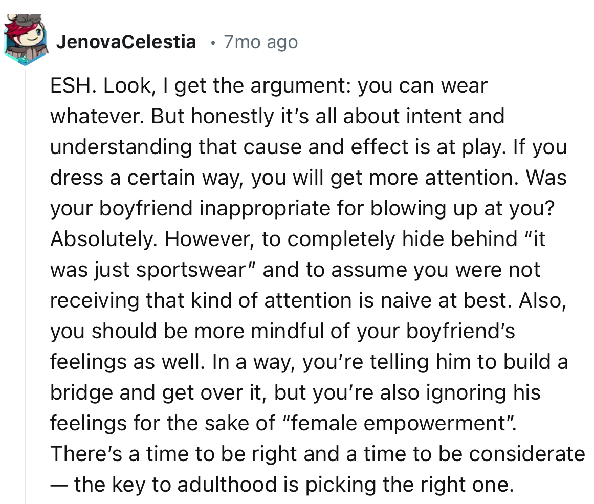 “You Can Wear Whatever. But Honestly, It’s All About Intent and Understanding That Cause and Effect Is at Play.”