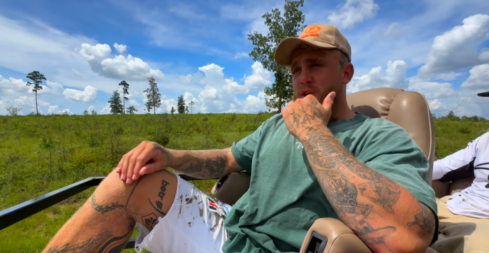 Jake Paul stands on a luxury Georgia ranch, highlighting sustainable investments
