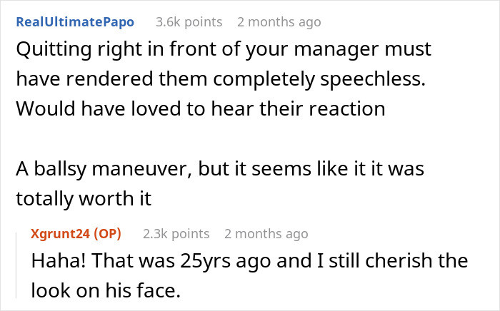 This Redditor would have loved to hear how they reacted