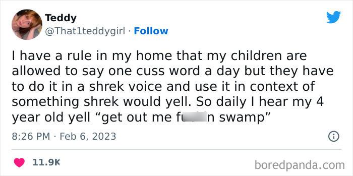 11. One Cuss Word Per Day