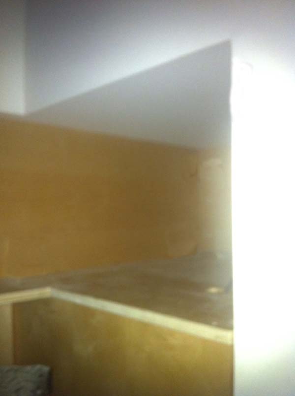 This is apparently where someone was living, either while they lived in the home or maybe before they moved in.