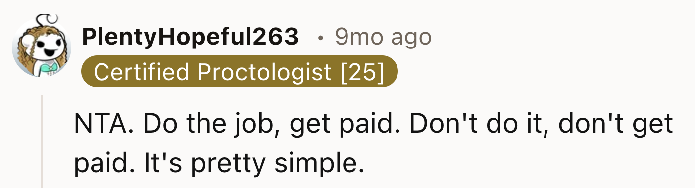 Do The Job And Get Paid