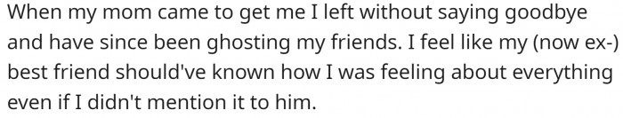 While the group has tried to consider OP's feelings, they still make jokes that unintentionally hurt OP.