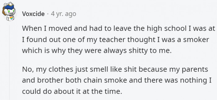 24. Teachers should be helping kids and not treating them like crap