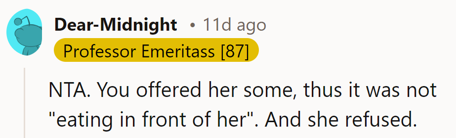 It's not a feast if the guest list includes an offer and a decline.