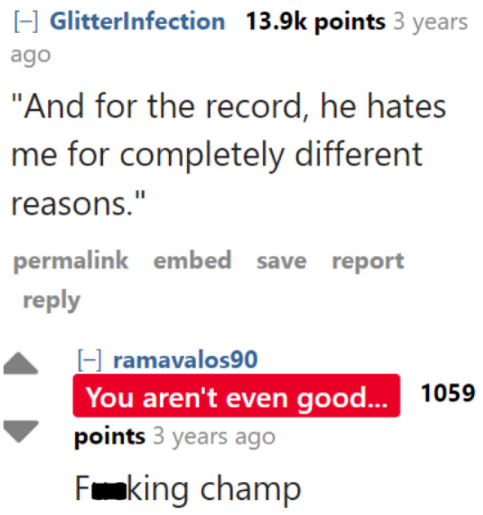 The original poster (OP) correcting the roommate's grammar was such a clever response.