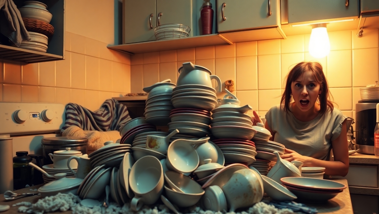 Roommate Horror Story: AITA for Scaring My Roommate into Doing Dishes?