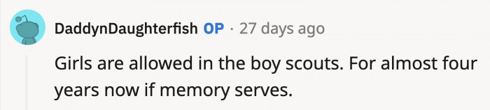 Clearly, OP has no plans on letting sexist people win.