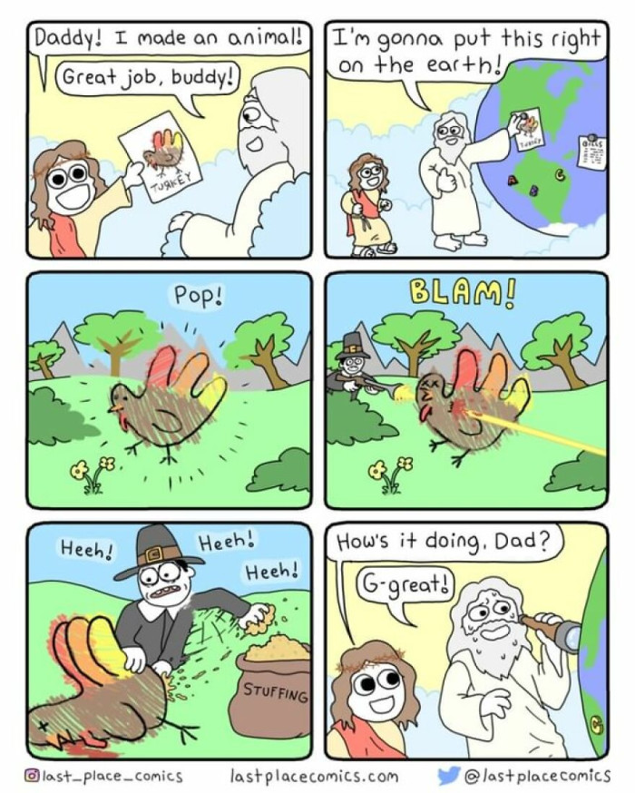 This is for all those who can see a bit of humor in religion and the creation of the Earth from this perspective.