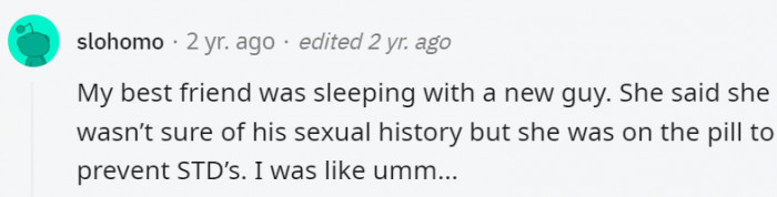 Someone needs to attend a proper sex education class.