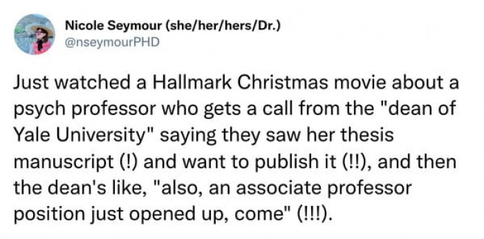 17. An associate professor just opened up, come