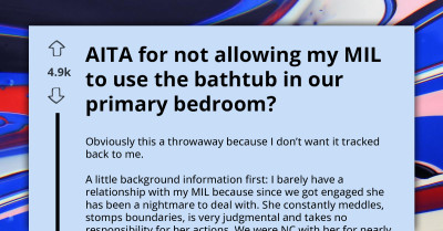 Entitled Mother-In-Law Throws Tantrum And Labels Redditor ‘Terrible Hostess’ For Denying Her Access To Their Bedroom Bathtub