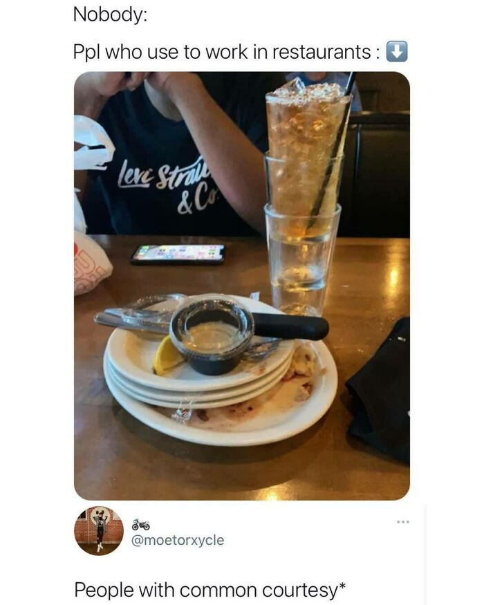 37. Common courtesy!