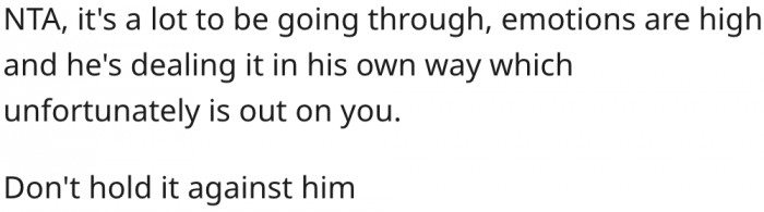 13. The barber is coping the best he can.