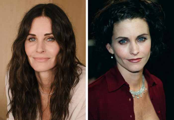 6. Courteney Cox: getting plastic surgery