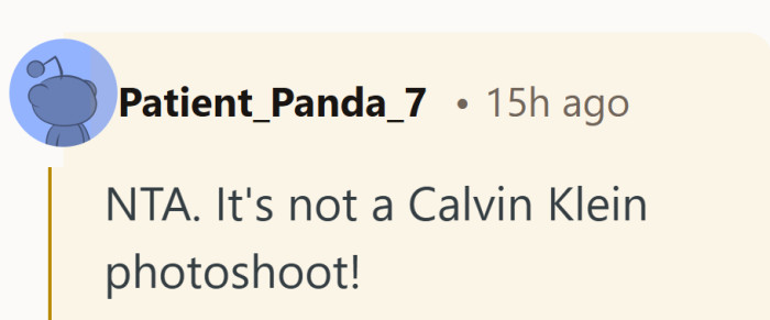 Not everyone wants their Christmas memories to resemble an underwear campaign.