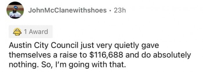 13. Being part of the Austin City Council