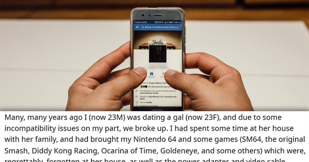 Guy Wants To Reach Out To His Ex After Years Of Not Speaking To Retrieve Stuff He Left With Her