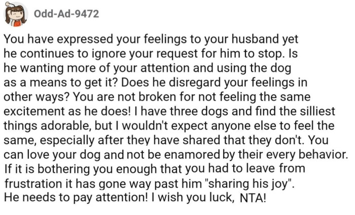 He needs to start paying attention outside of himself