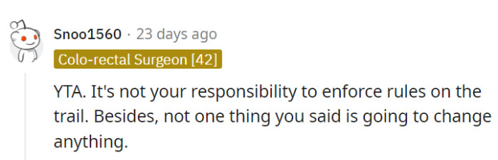 Yeah, it just caused unnecessary conflict...