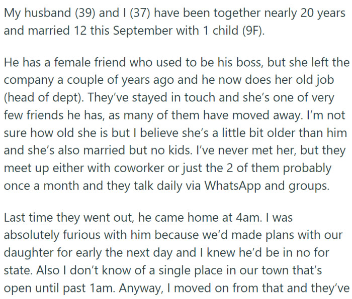 She and her husband have been together for 20 years